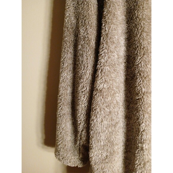 Cuddl Duds Super Soft Fuzzy Cardigan W/Pockets Light Brown Womens Large Soft - Picture 16 of 16